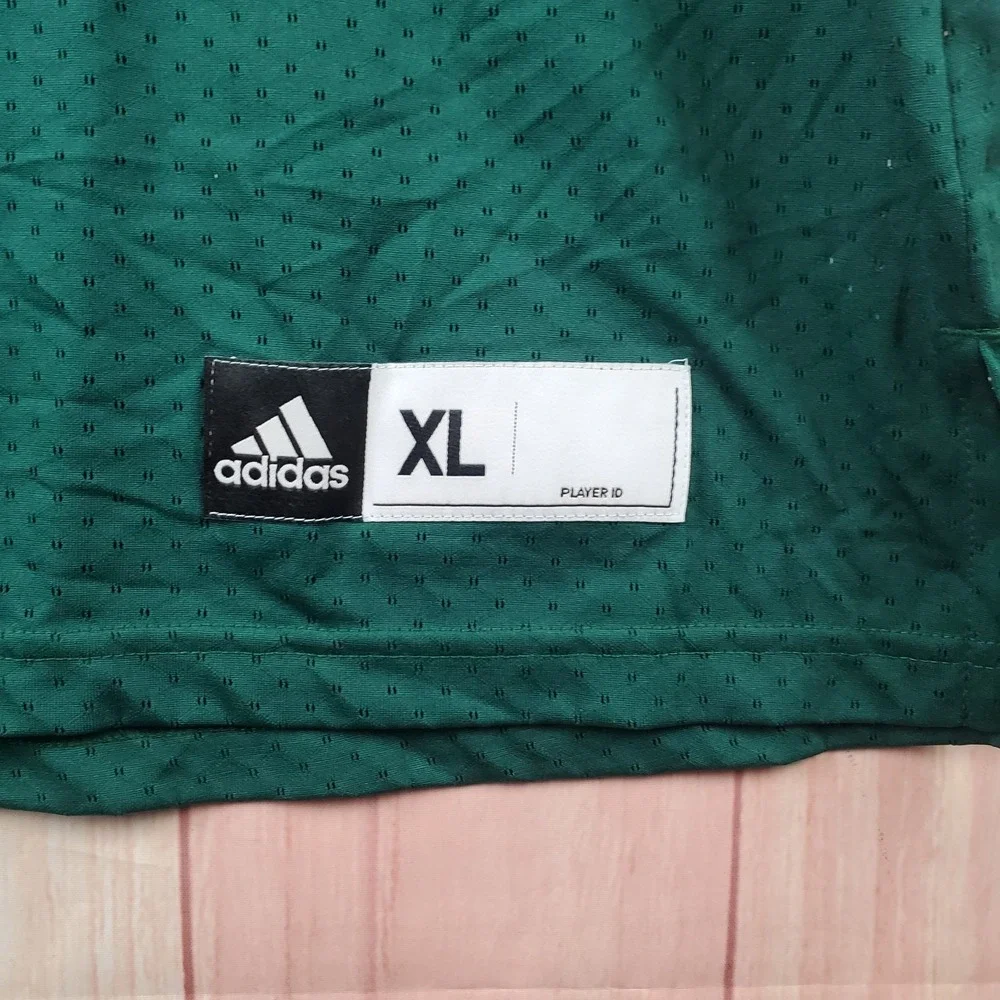 Miami Hurricanes Jersey Mens XL Green Adidas Football NCAA Aeroready Logo V Neck